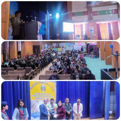 program on road safety organized by road safety club 22 & 23 March 2023